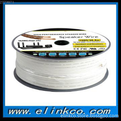 High end transparent speaker cable 2 cores wire with UL CL2,CL3, FT4